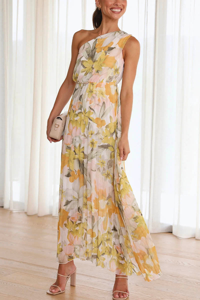 Callie™ - Printed Off-the-Shoulder Dress