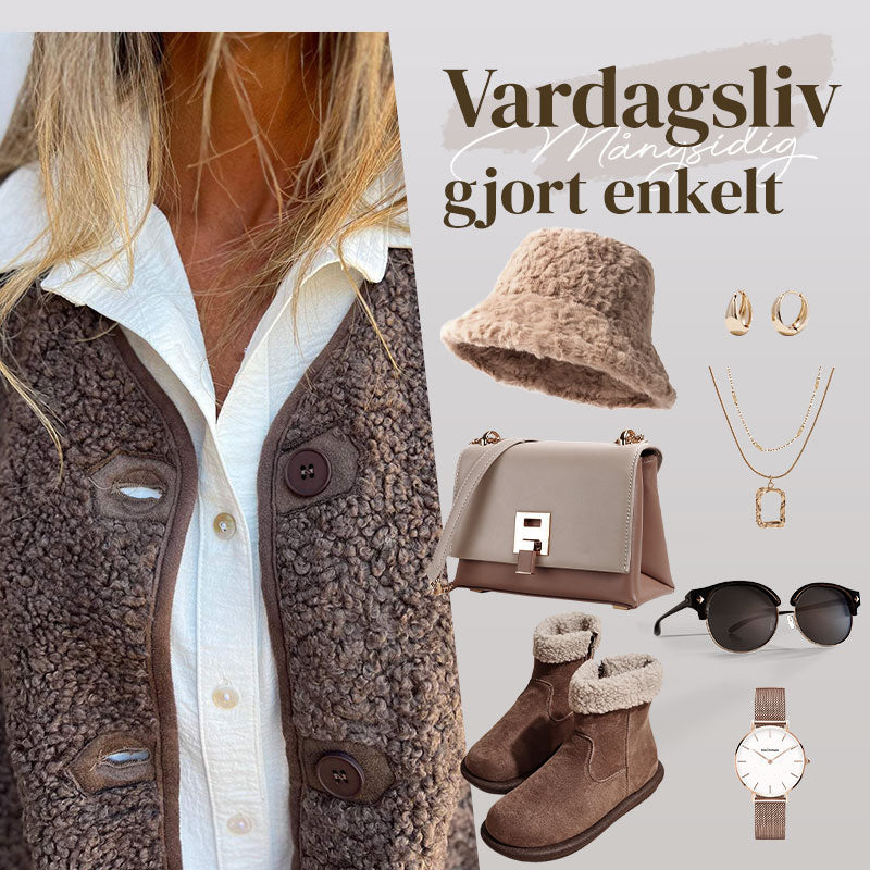 Women's Button-Front Sherpa Vest