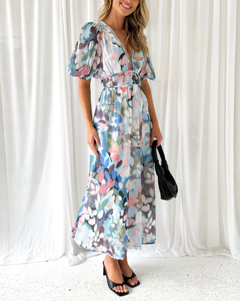 Georgina™ - Flowing Bohemian Maxi Dress