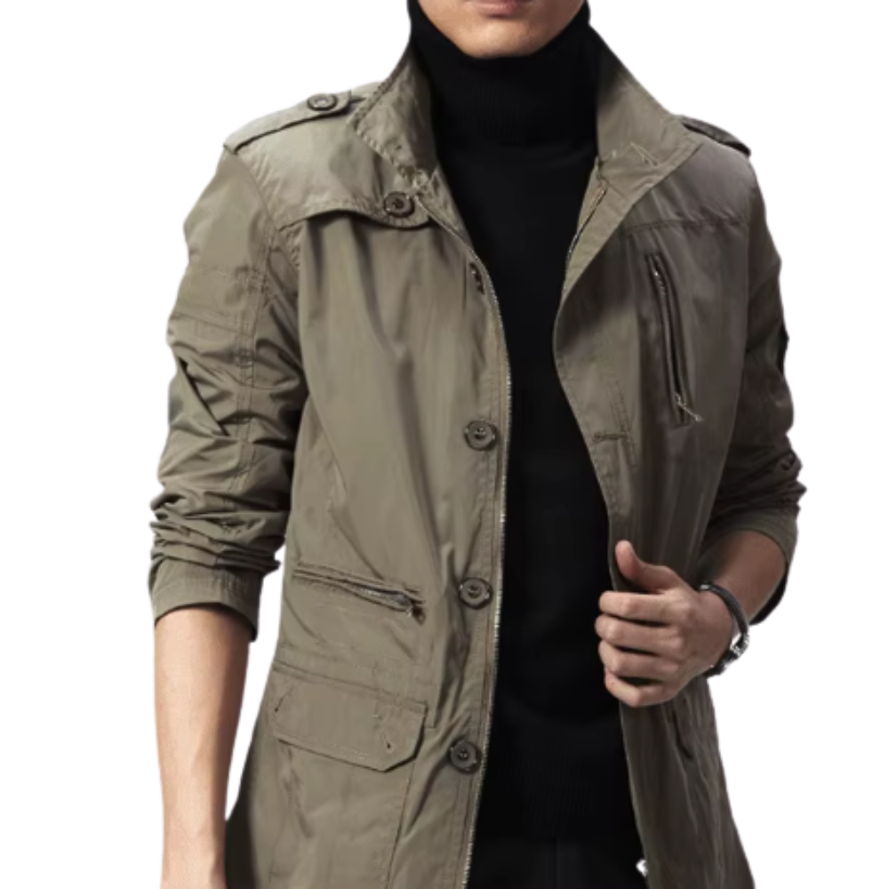 Elegant Windbreaker Jacket