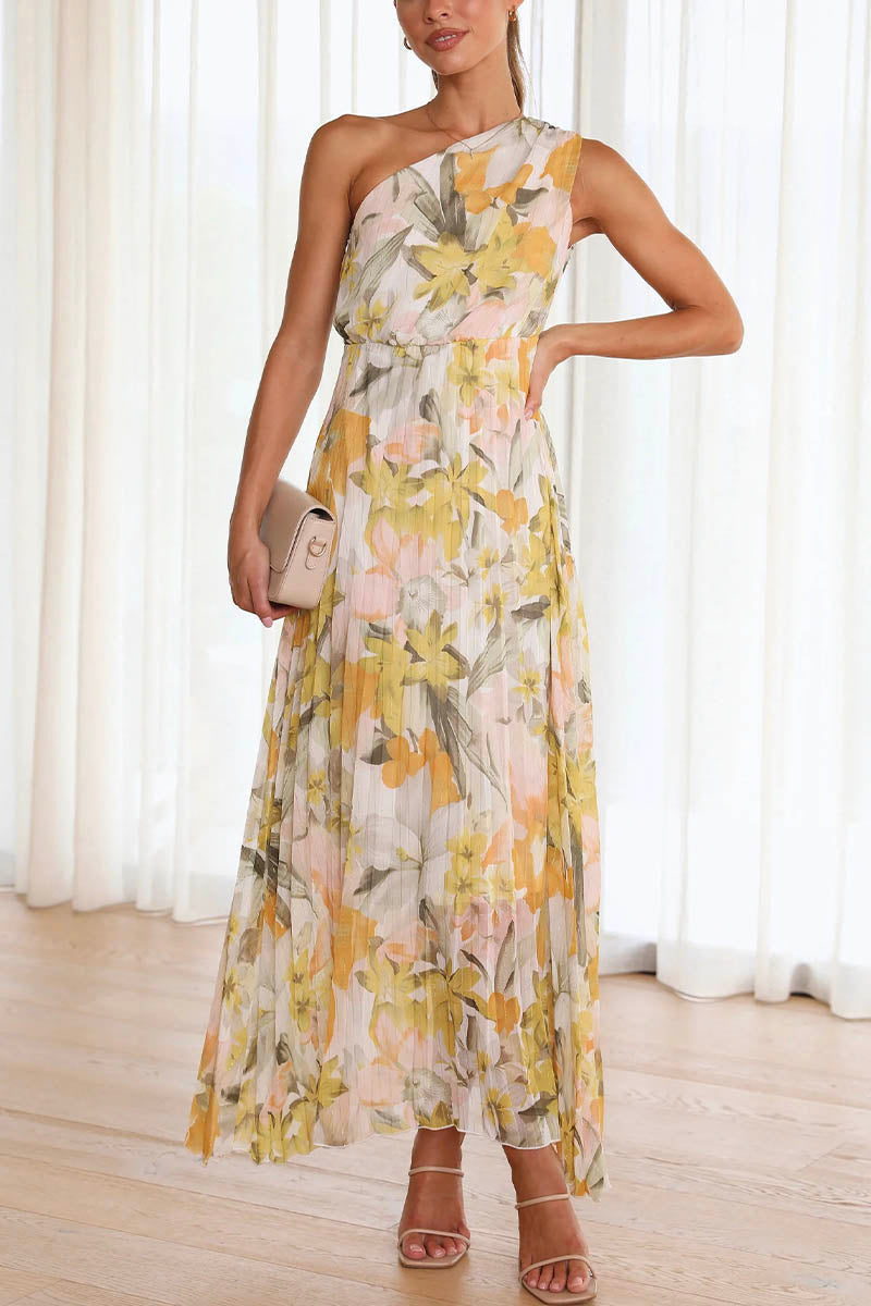 Callie™ - Printed Off-the-Shoulder Dress