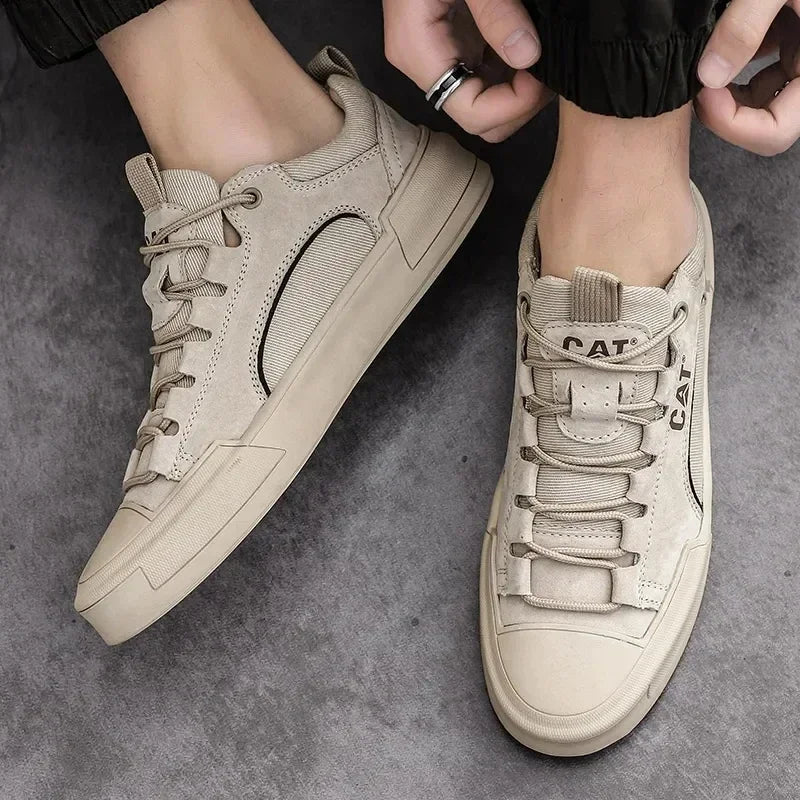 UrbanEdge - Leather Trainers