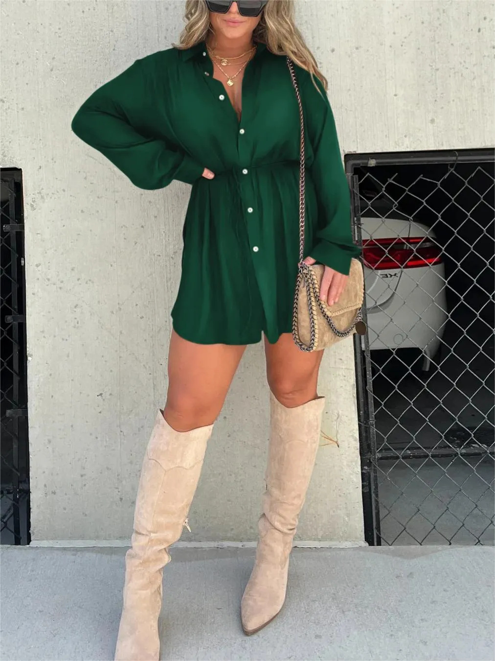 Venus™ - Chic Shirt Dress