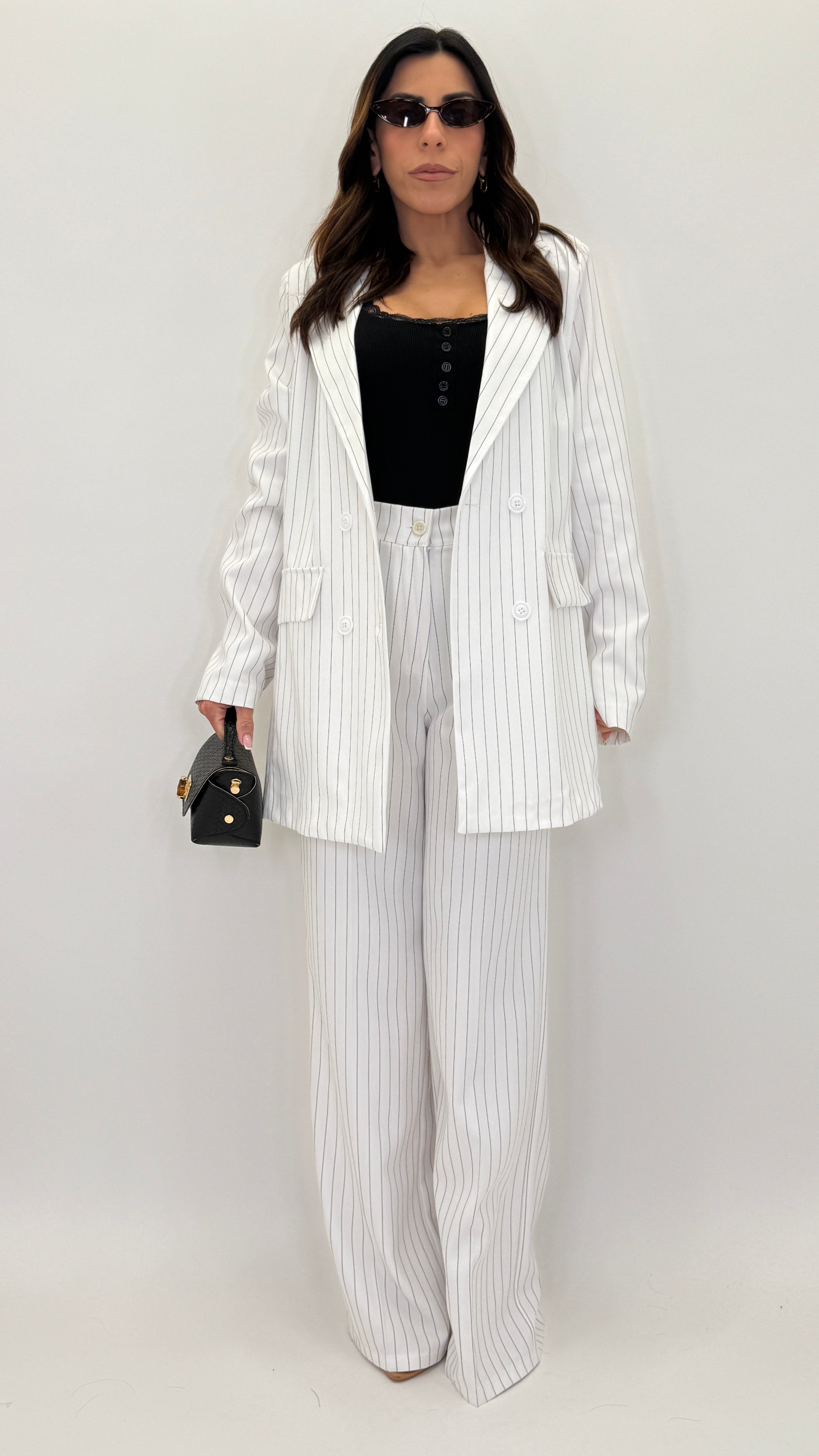 Pinstripe Tailored Suit