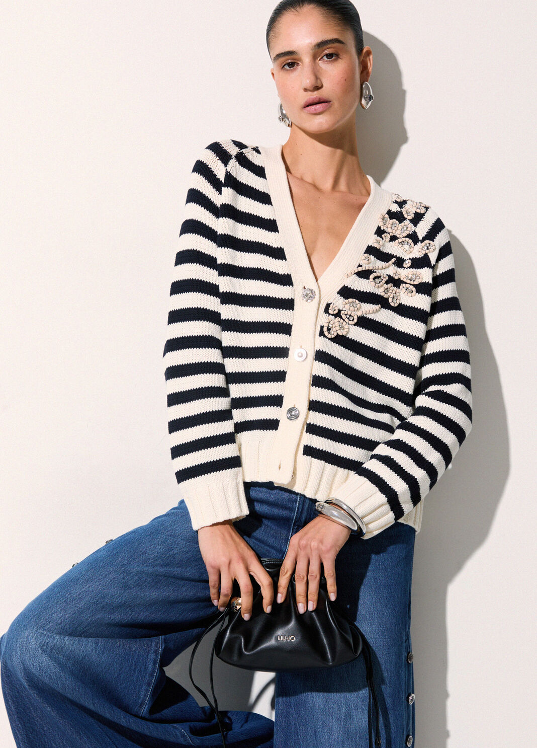 Beaded Embroidered Cardigan