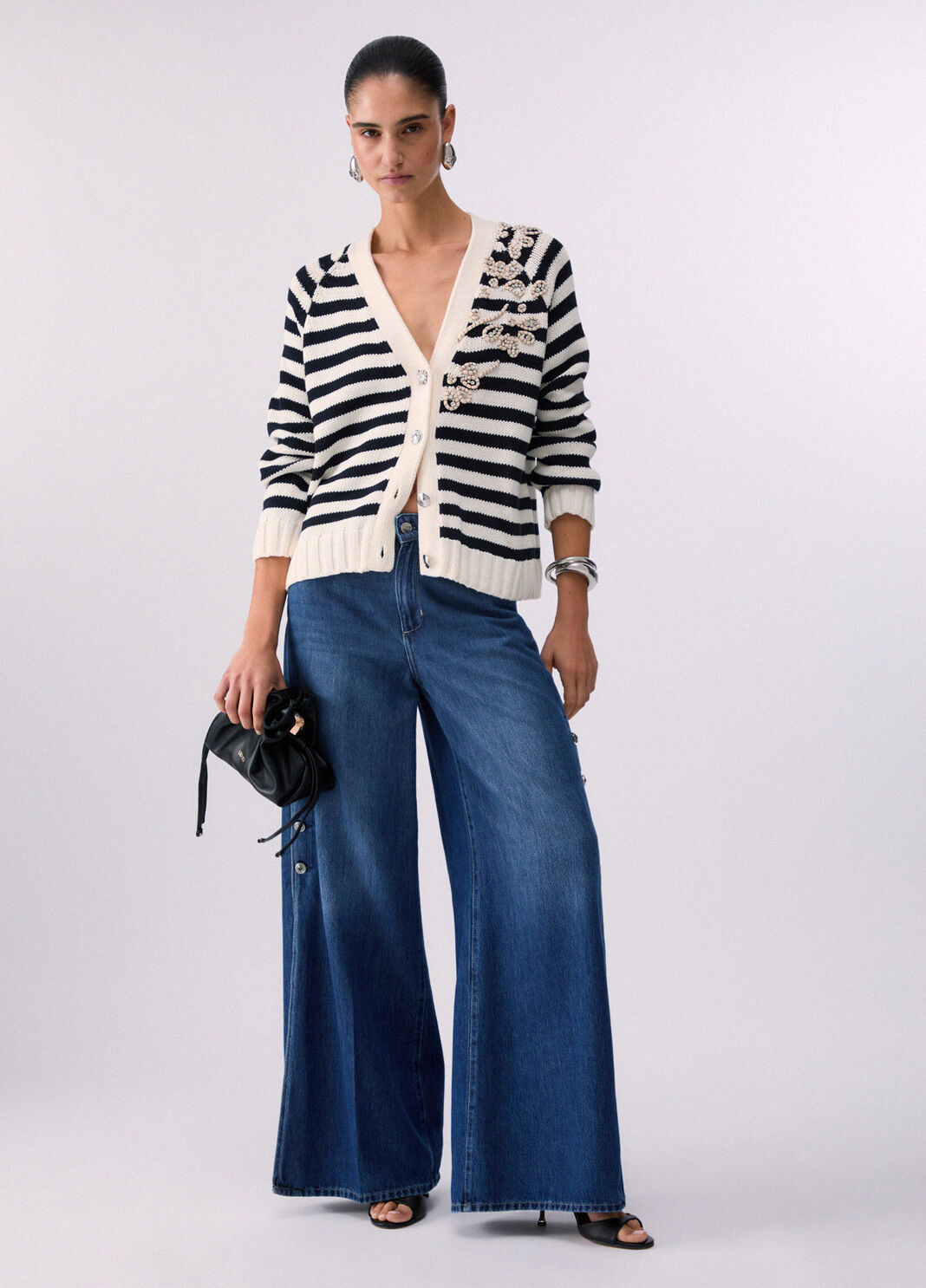 Beaded Embroidered Cardigan