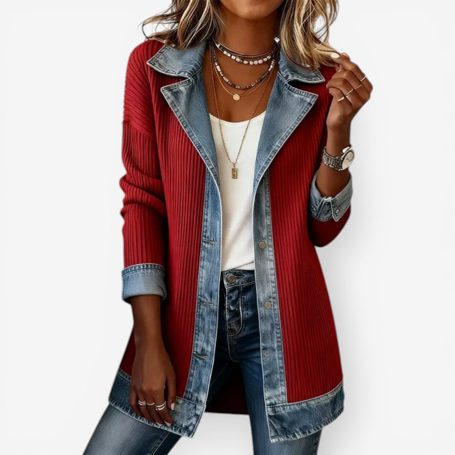Women's Relaxed Fit Denim Blend Jacket