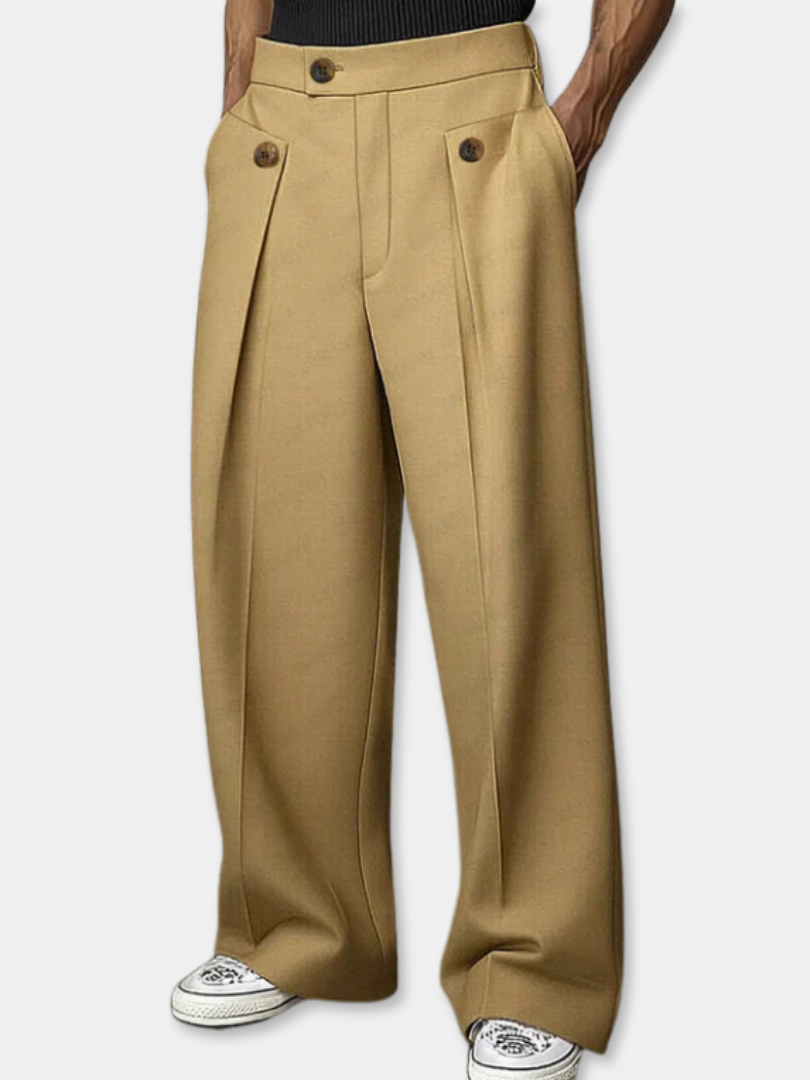 DUCHÊNE BORDEAUX | PANTALON HABILLÉ À PINCES