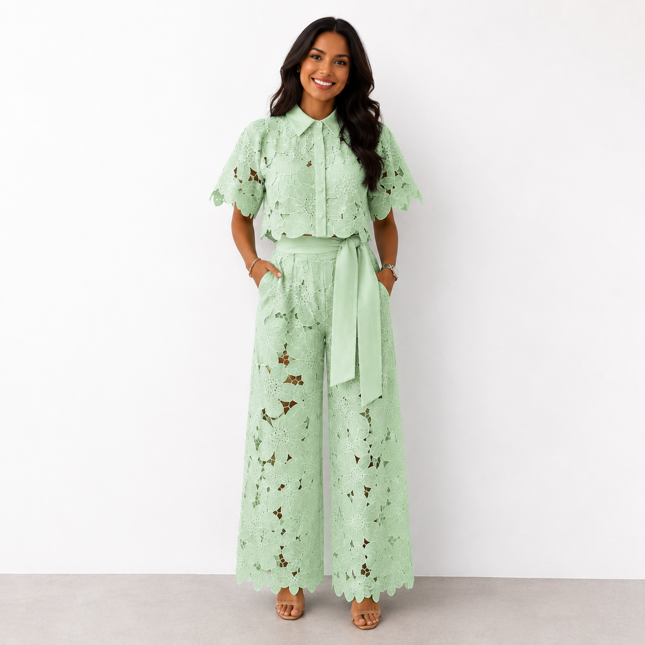 Isabella Airy Two-Piece Set