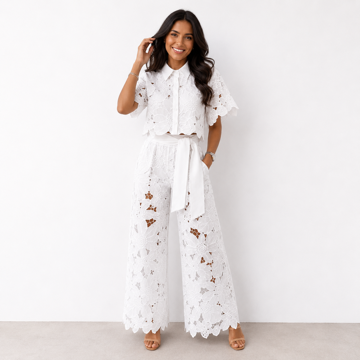 Isabella Airy Two-Piece Set