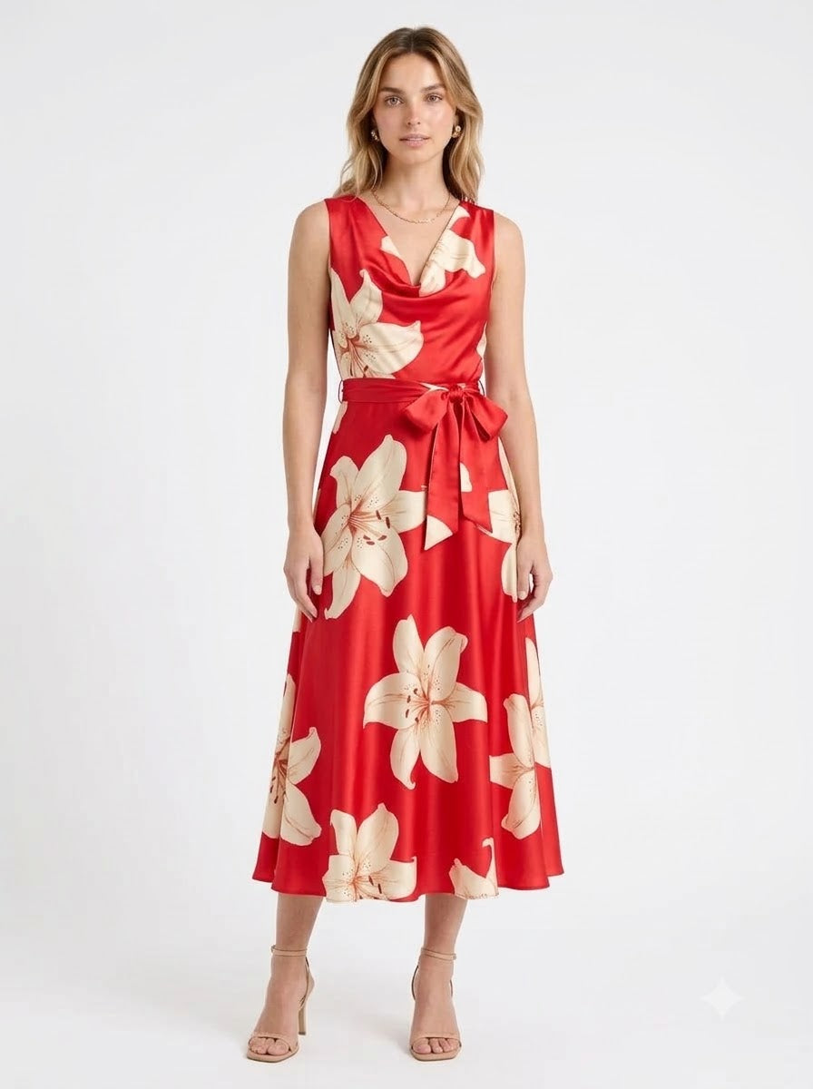 The-Elica Lily Bloom Midi Dress