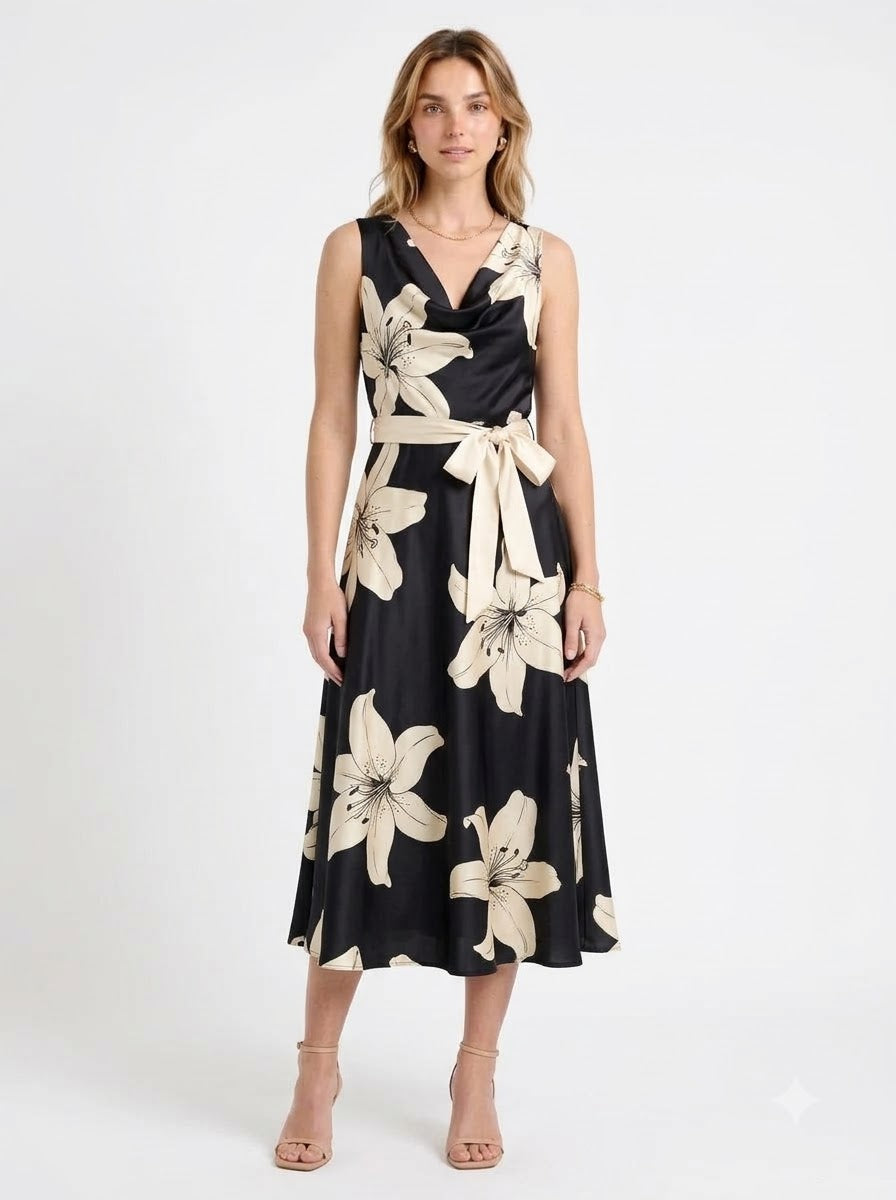 The-Elica Lily Bloom Midi Dress