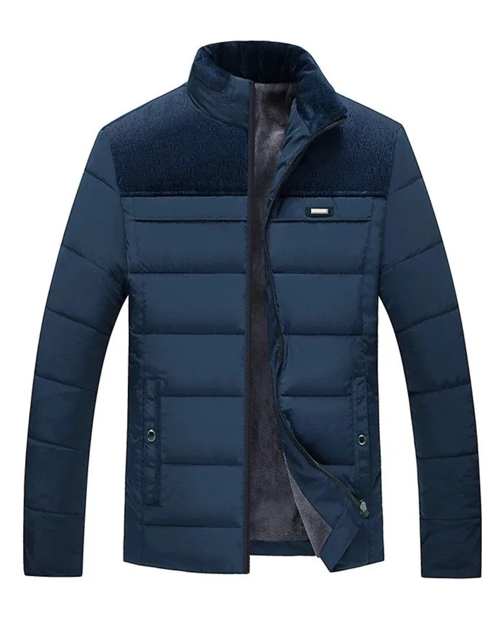 Elegant Padded Windbreaker Jacket
