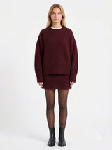 The-Elica Beatrice Knit Sweater & Skirt Set
