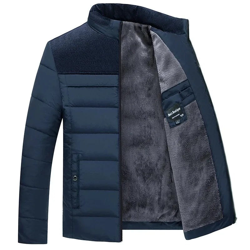Elegant Padded Windbreaker Jacket
