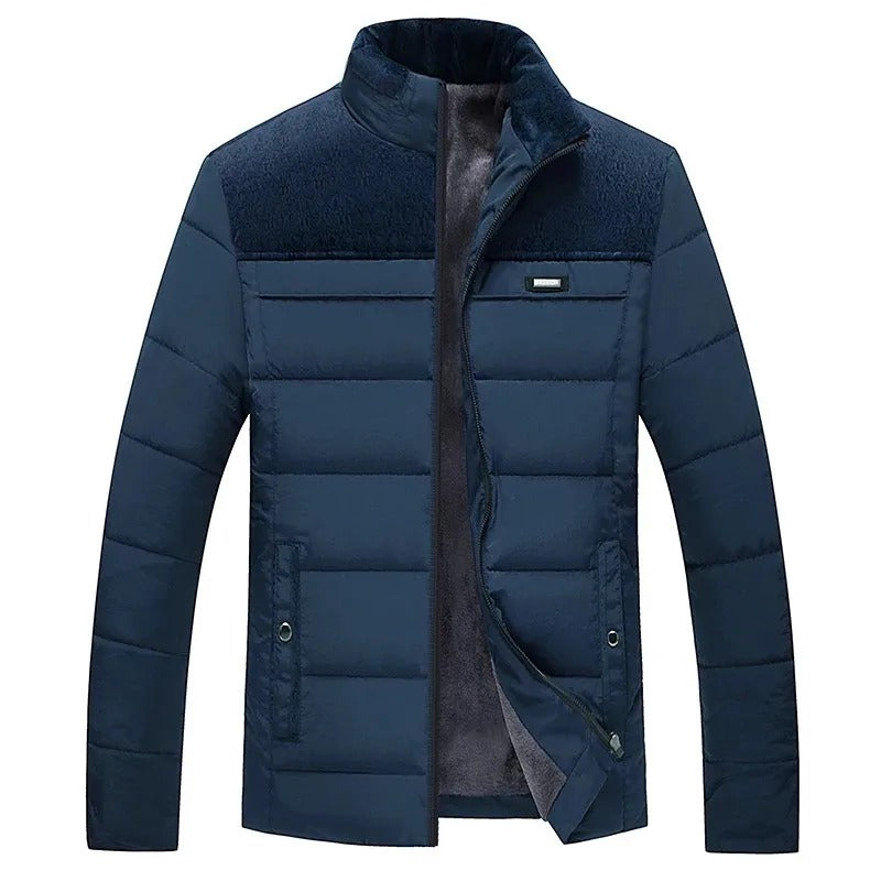 Elegant Padded Windbreaker Jacket