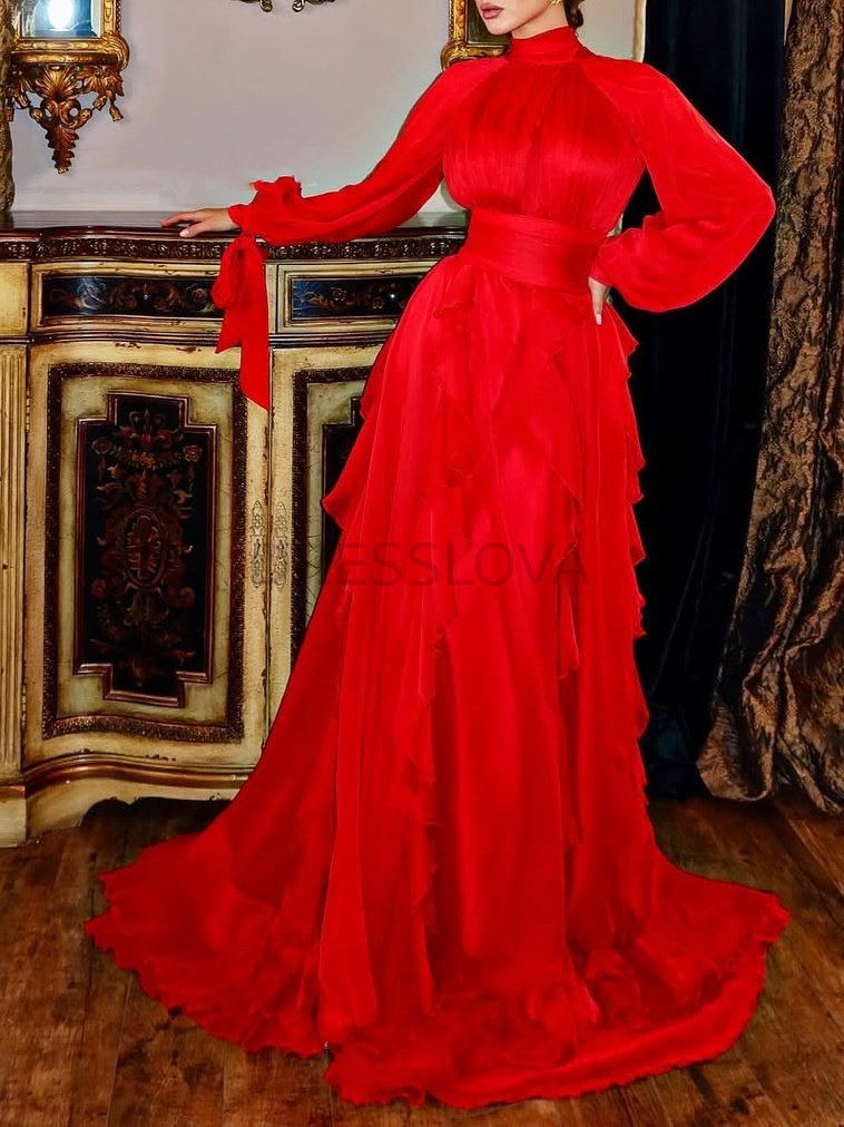 Elegant Pleated Panel Dress